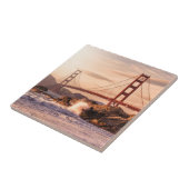 Golden gate bridge vom Bäcker-Strand Fliese (Seite)