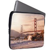 Golden Gate Bridge von Baker Beach Laptopschutzhülle (Vorne Rechts)
