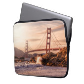 Golden Gate Bridge von Baker Beach Laptopschutzhülle (Vorderseite Links)