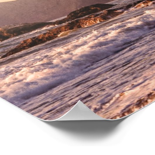 Golden Gate Bridge von Baker Beach Poster (Ecke)