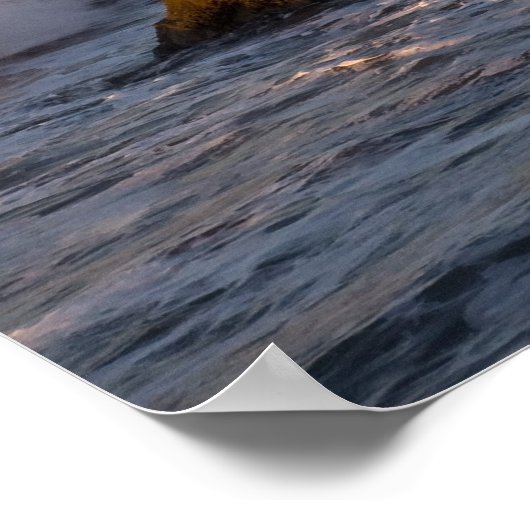 Golden Gate Bridge von Baker Beach Poster (Ecke)