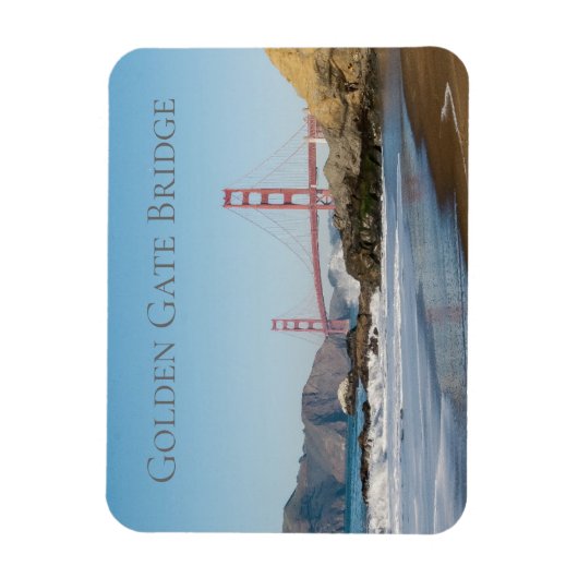Golden Gate Bridge von Baker Beach, San Francisco Magnet (Vertikal)
