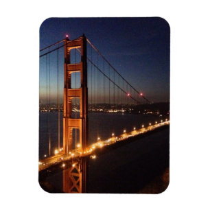 Golden gate bridge von Marin-Landspitzen Magnet