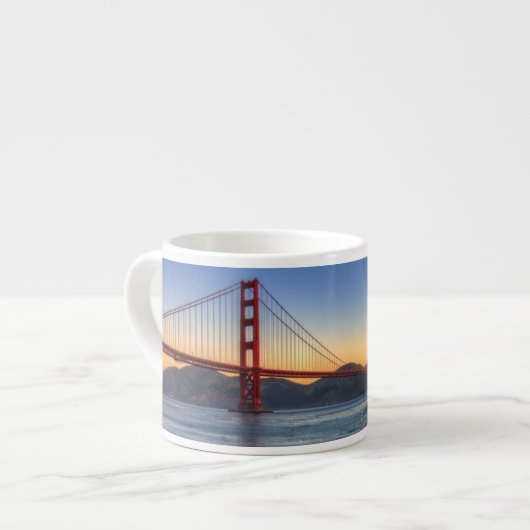 Golden gate bridge von San- Francisco Bayspur Espressotasse (Vorderseite Links)