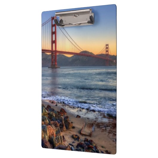 Golden gate bridge von San- Francisco Bayspur Klemmbrett (Links)