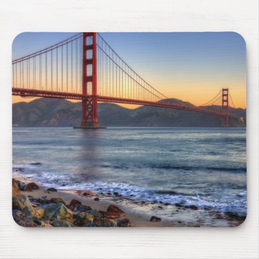 Golden gate bridge von San- Francisco Bayspur Mousepad (Vorne)