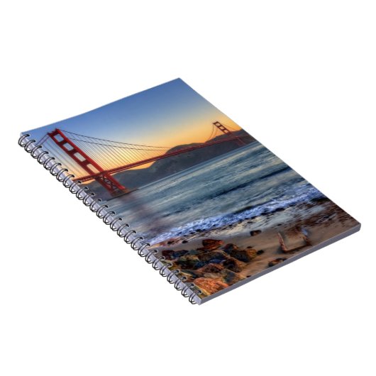 Golden gate bridge von San- Francisco Bayspur Notizblock (Rechte Seite)