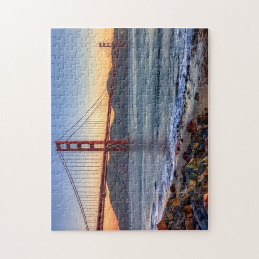 Golden gate bridge von San- Francisco Bayspur Puzzle (Vertikal)