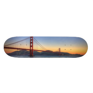 Golden gate bridge von San- Francisco Bayspur Skateboard