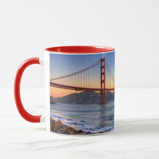 Golden gate bridge von San- Francisco Bayspur Tasse (Links)