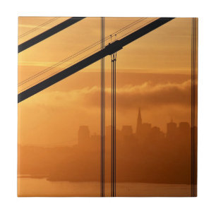 Golden gate bridge vor dem San Francisco Fliese