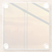 Golden gate bridge vor dem San Francisco Glasuntersetzer (Rückseite)