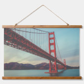 Golden Gate Bridge Wandteppich Mit Holzrahmen (Vorne)