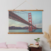 Golden Gate Bridge Wandteppich Mit Holzrahmen (Schlafzimmer)