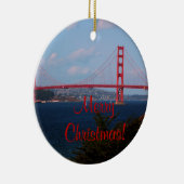 Golden gate bridge-Weihnachtsverzierung Keramikornament (Rechts)