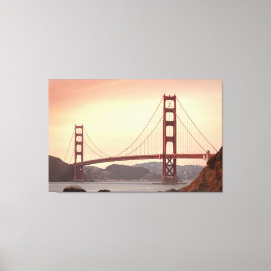 golden gate bridge wrapped canvas leinwanddruck (Vorderseite)