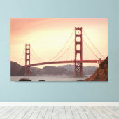 golden gate bridge wrapped canvas leinwanddruck (Insitu (Holzboden))