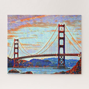 Golden gate bridgemalen puzzle