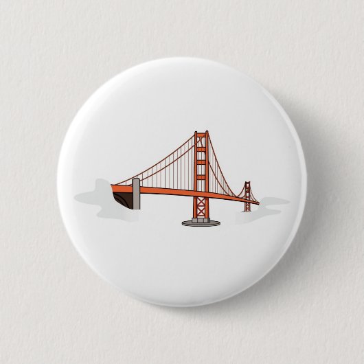 Golden Gate BridgeSan Francisco Zielort Button (Vorderseite)
