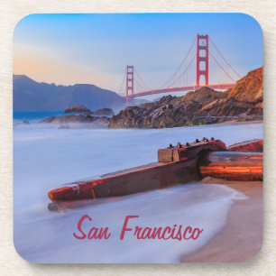 Golden-Gate-Brücke in San Francisco, Baker Beach Getränkeuntersetzer