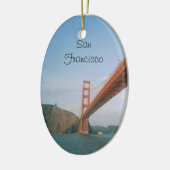 Golden Gate-Brücke San Francisco Keramik Ornament (Links)