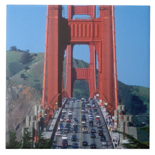 Golden Gate Brücke und San Francisco Bay Fliese