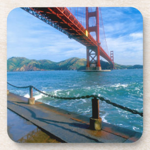 Golden Gate Brücke und San Francisco Bay Getränkeuntersetzer