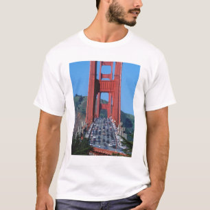 Golden Gate Brücke und San Francisco Bay T-Shirt