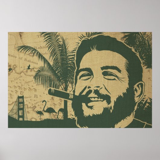 Golden Gate Che Guevara Poster (Vorne)