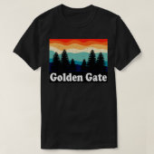 Golden Gate Colorado Retro T-Shirt (Design vorne)