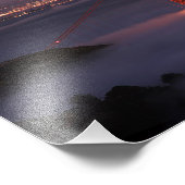 Golden Gate Covered in Fog Fotodruck (Ecke)