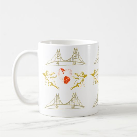 Golden Gate Cupids Kaffeetasse (Links)