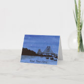 Golden Gate Dankeskarte (Vorderseite)