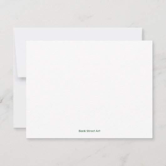 Golden Gate Dankeskarte (Rückseite)