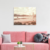 Golden Gate Gate at Marshall Beach Leinwanddruck (Insitu (Wohnzimmer))
