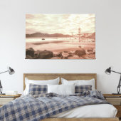 Golden Gate Gate at Marshall Beach Leinwanddruck (Insitu (Schlafzimmer))
