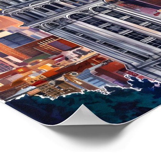 Golden Gate Glory Poster (Ecke)