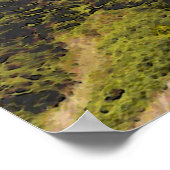 Golden Gate in Oil Poster (Ecke)