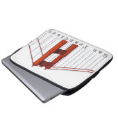 Golden Gate Laptopschutzhülle (Vorne Knopf)