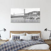 Golden Gate Leinwanddruck (Insitu (Schlafzimmer))