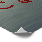 Golden Gate Morning Poster (Ecke)