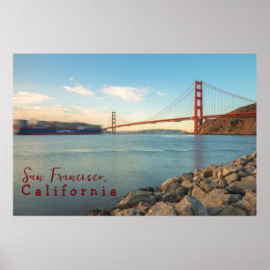 Golden Gate Morning Poster