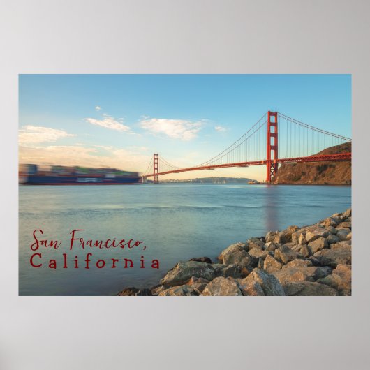 Golden Gate Morning Poster (Vorne)