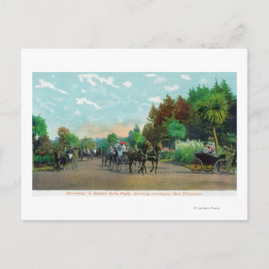 Golden Gate Park Aussicht Postkarte (Vorderseite)