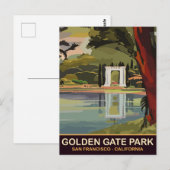 Golden Gate Park, San Francisco, Kalifornien Postkarte (Vorne/Hinten)