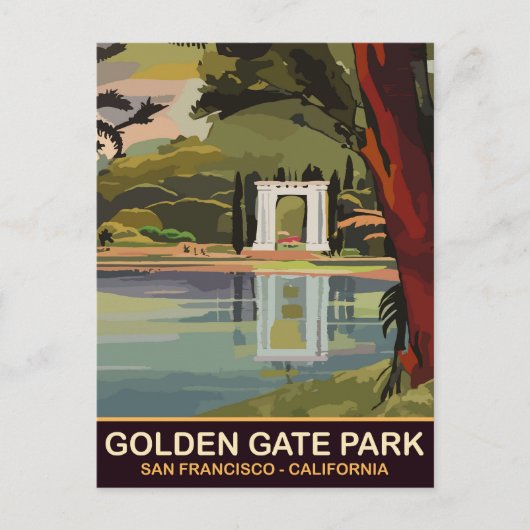 Golden Gate Park, San Francisco, Kalifornien Postkarte (Vorderseite)