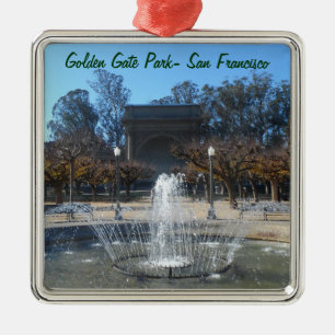 Golden Gate Park, San Francisco Ornament Aus Metall