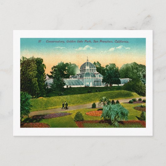 Golden Gate Park, San Francisco Vintag Postkarte (Vorderseite)