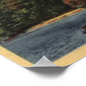 Golden Gate Park, Stow Lake, Huntington Falls Poster (Ecke)