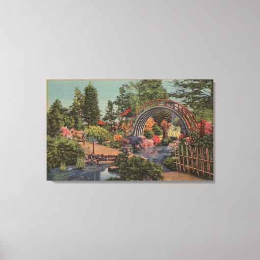 Golden Gate ParkTea Garden - San Francisco, CA Leinwanddruck (Vorderseite)